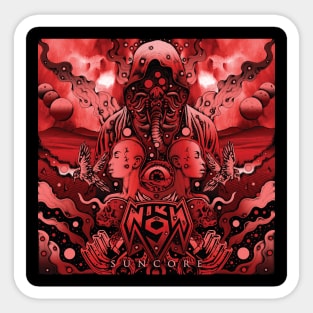 Suncore red cover Sticker